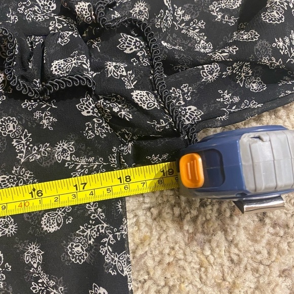 MISA Los Angeles Women's Vittoria Mini Dress M Black Floral Western Romantic - Picture 5 of 9